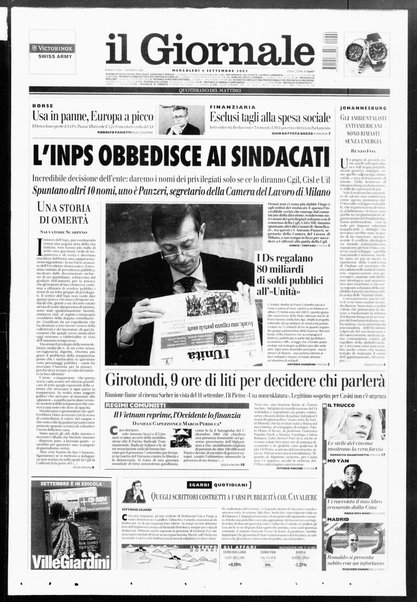 Il giornale : quotidiano del mattino